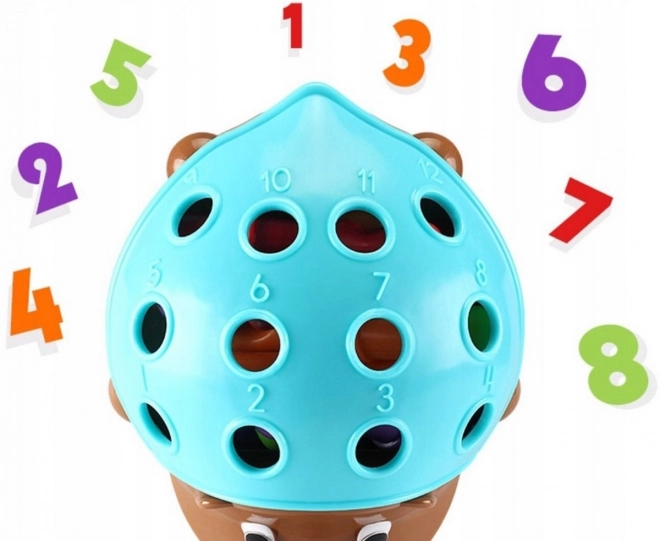 Woopie jeu éducatif hérisson trieur Montessori 4 en 1