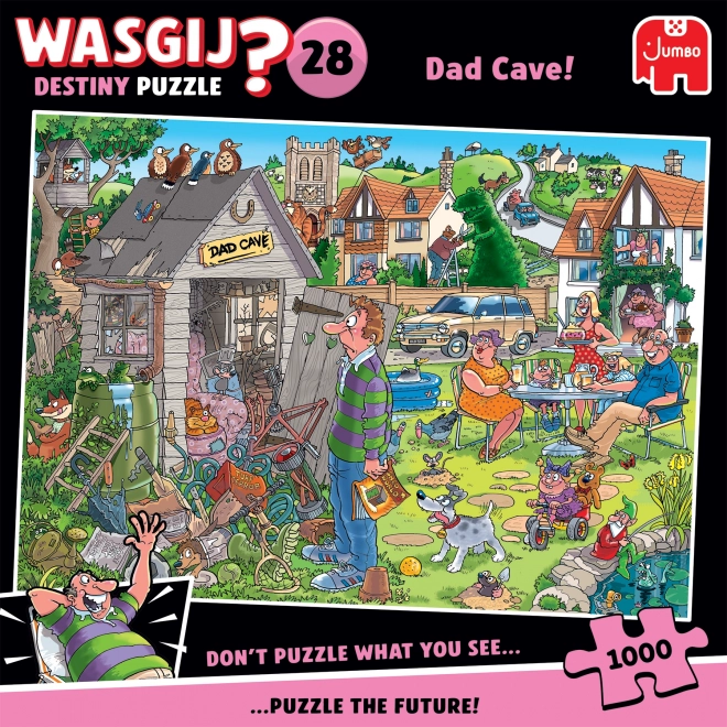 Puzzle Wasgij Destiny : Le refuge de papa 1000 pièces