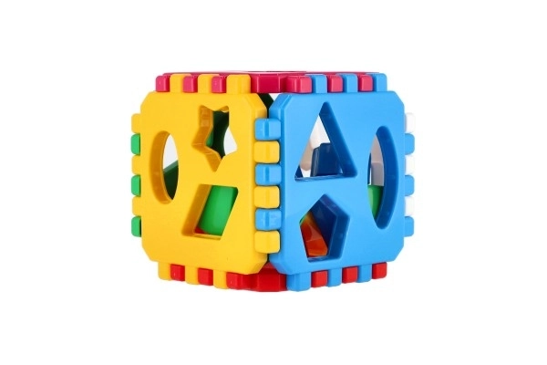 Cube plastique encastrable 12x12cm en filet 12m+