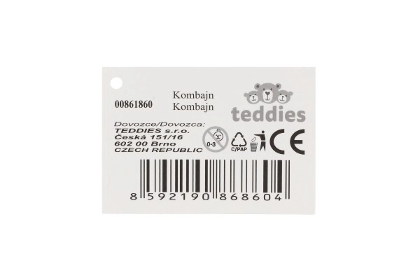 Moissonneuse en plastique 13cm à rétrofriction