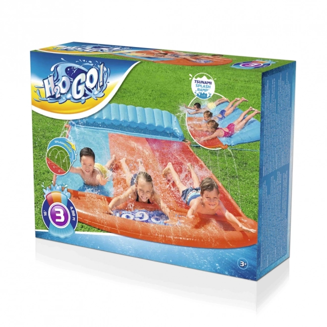 Toboggan aquatique Tsunami Triple Slide 4,88m