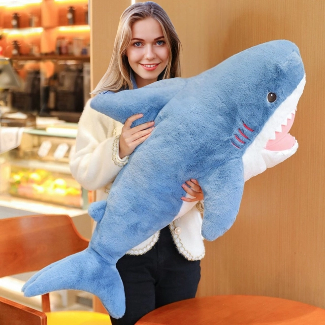 Jouet en peluche Requin bleu en peluche 56 cm