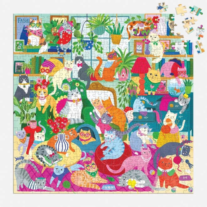 Puzzle familial Mudpuppy Samedi après-midi 500 pièces