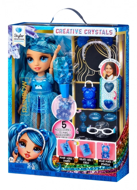 Poupée Rainbow High Creative Crystals - Skyler Bradshaw