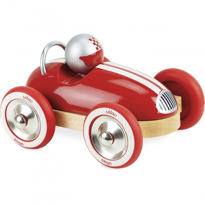 Vilac Voiture en bois Roadster vintage rouge