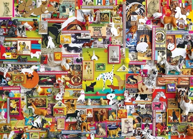 Puzzle COBBLE HILL – Ville des chiens, 1000 pièces