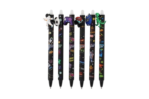 Stylo-gomme Best games 15cm plastique 6 variétés 36pcs en boîte