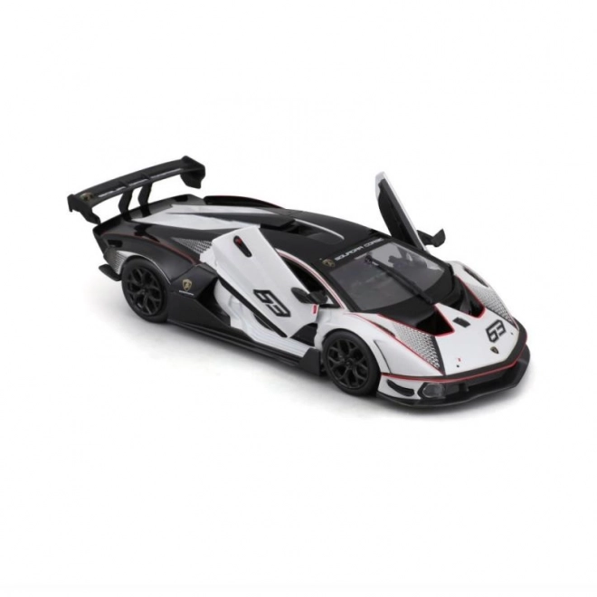Bburago 1:24 Course Lamborghini Essenza SCV12 – Blanc
