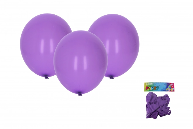Ballons violets gonflables 30 cm - 10 pièces