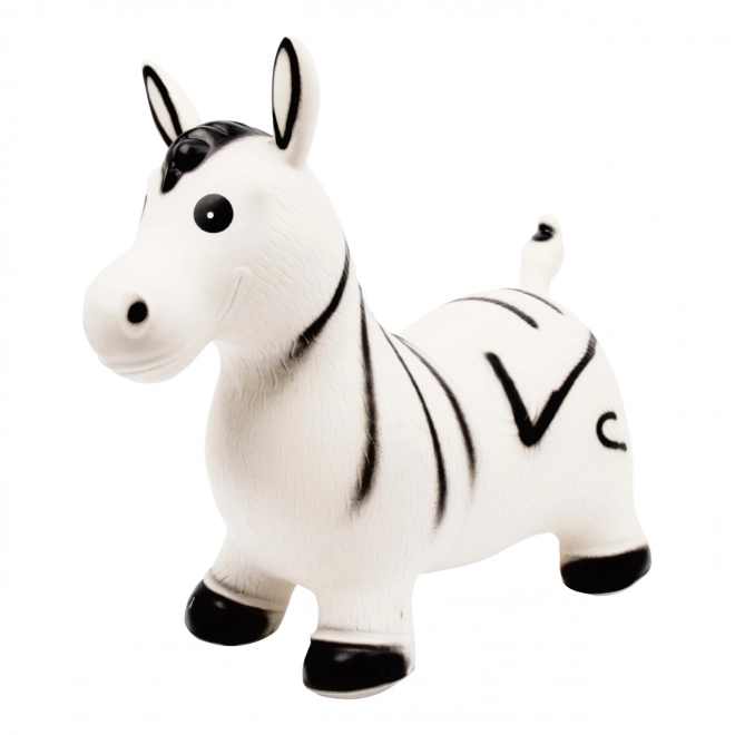 Ballon sauteur gonflable Zèbre pour enfants
