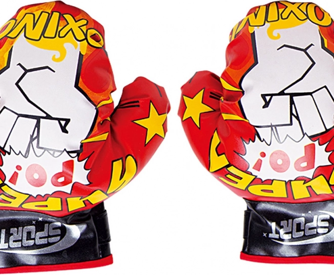 Gants de boxe Rouge-Blanc