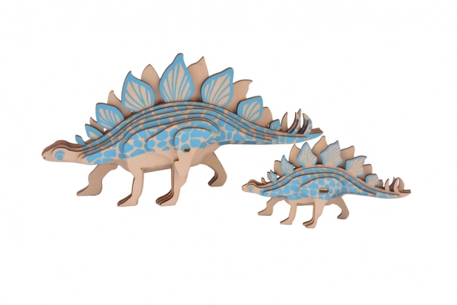 Woodcraft Puzzle 3D en bois Stegosaurus 2v1