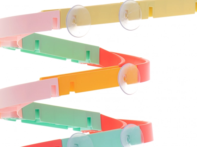 Toboggan coloré pour baignoire pour petits canards