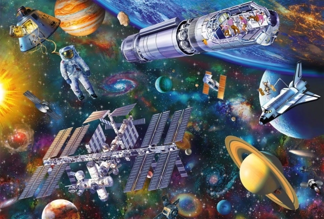 Schmidt Puzzle Amusement spatial 100 pièces