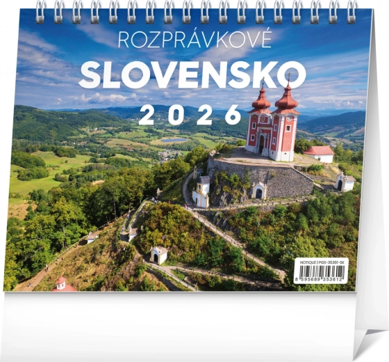 Calendrier de bureau Le Slovaquie féerique 2026