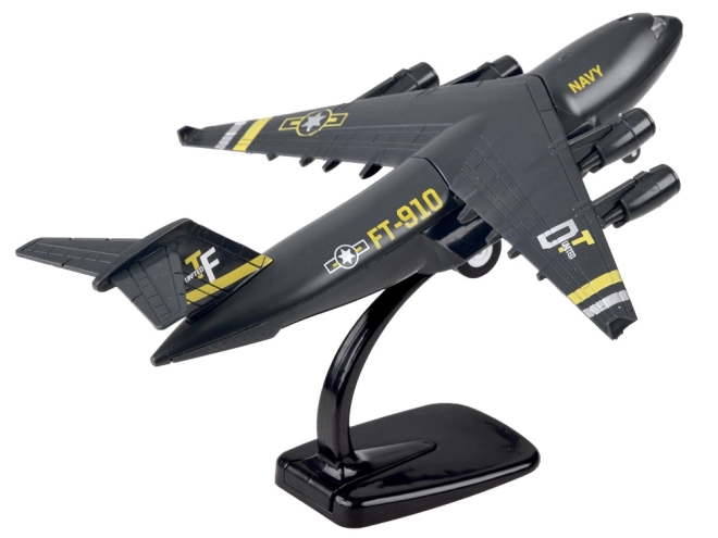 Avion de transport militaire avec effets