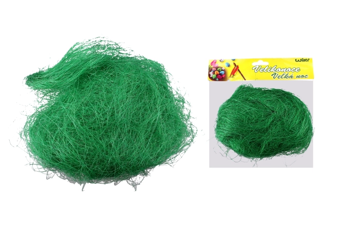 Herbe décorative verte