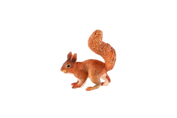 Écureuil commun en plastique 9cm en sachet
