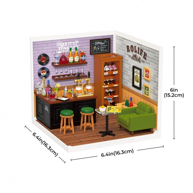 Miniature RoboTime Maison Pub Cheers