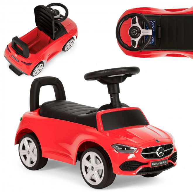 Voiture Mercedes C CLASS volant interactif sonne en rouge