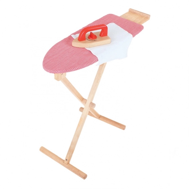 Planche à repasser en bois et fer à repasser pour enfants