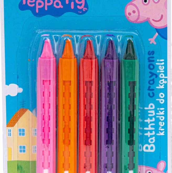 Crayons de bain ASTRA PEPPA PIG, 5 pcs