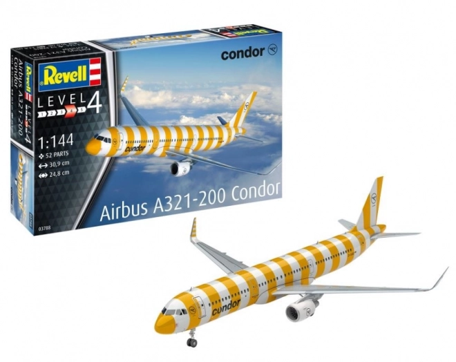 Maquette d'avion Airbus A321-200 Condor 1:144