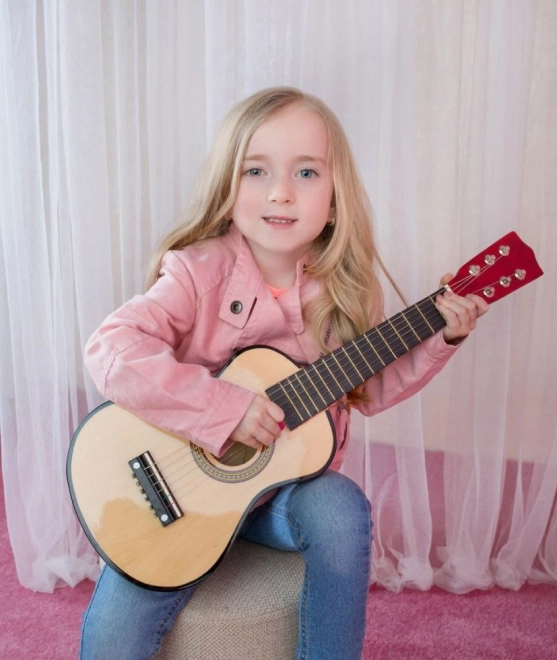 Guitare bois/métal 57cm en boîte