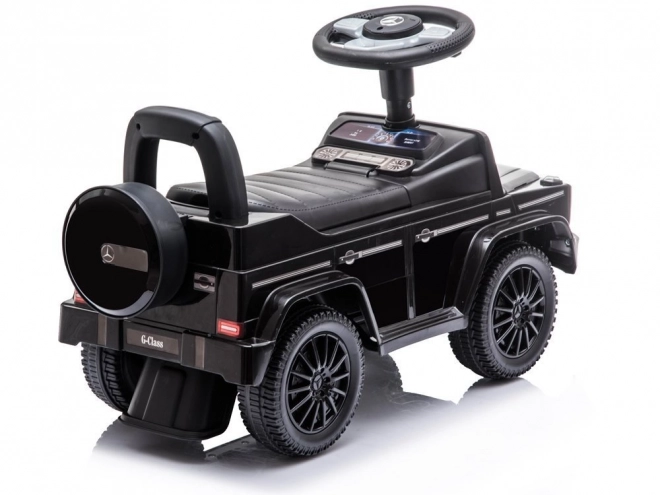 Trotteur Mercedes G-Class noir avec klaxon et son de moteur