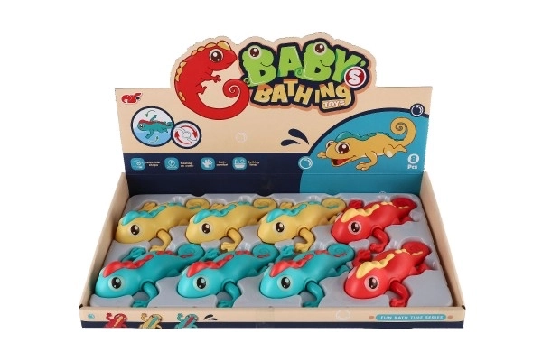 Caméléon en plastique à remonter pour l'eau pour enfants