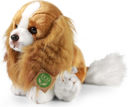 Chien en peluche Cavalier King Charles Spaniel 28 cm éco‑responsable