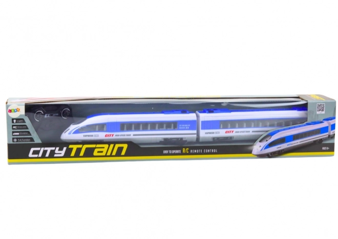 Train RC à télécommande lumières blanc 65 cm