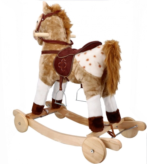 Cheval à bascule Mustang avec roues
