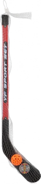 Ensemble de crosses de hockey sur gazon avec balle de floorball et palet