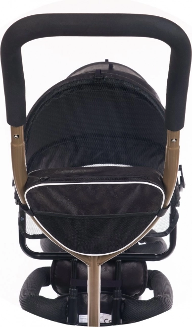 CHIPOLINO Tricycle pour jumeaux 2Play Obsidian – or