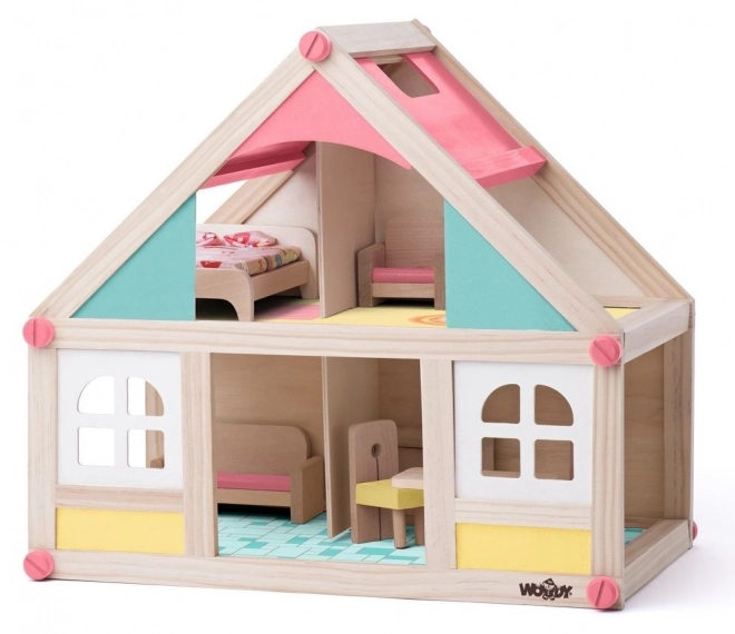 Maison de poupée en bois Brygida