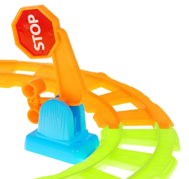 Set de train coloré jouet Dudu Train pour enfants