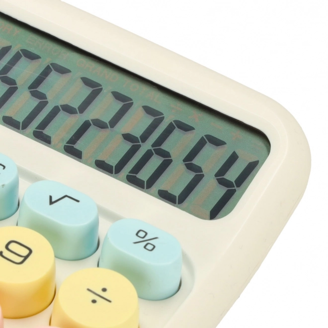 Boutons ronds calculatrice de bureau