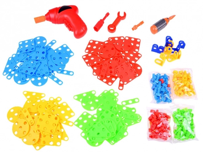 Blocs de construction avec perceuse 268 pièces