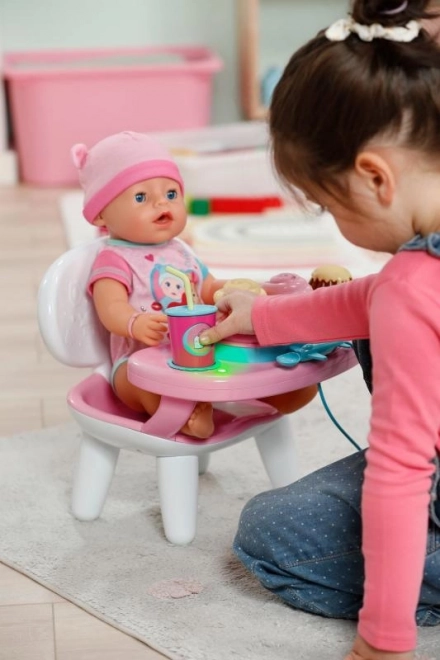 Chaise haute BABY born avec effets sonores