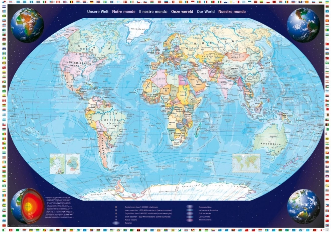 Casse-tête SCHMIDT Notre Monde 2000 pièces