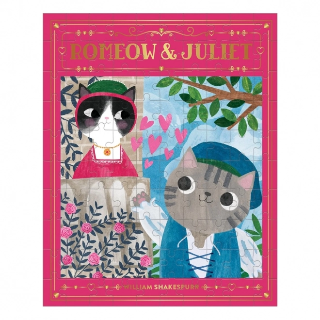 Puzzle Chats Romeow & Juliet 100 pièces