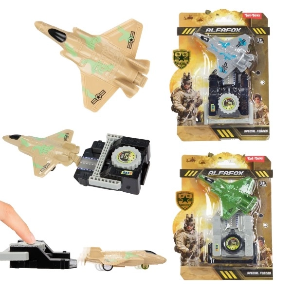 Chasseur à réaction en plastique 10 cm