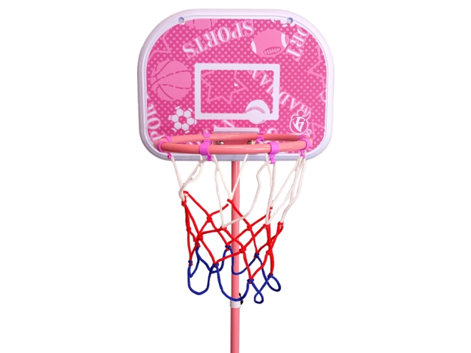 Panier de basket rose