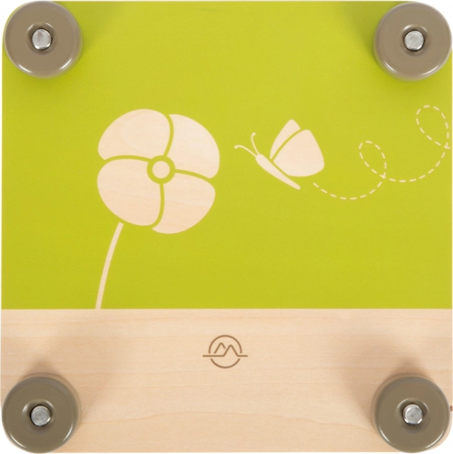 Petit Presse-fleurs en bois "Découvrir"