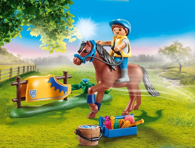 Ensemble de figurines de la terre 70523 Poney gallois de collection