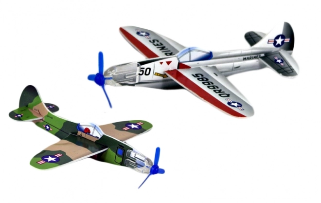 Avions en polystyrène à lancer - double emballage