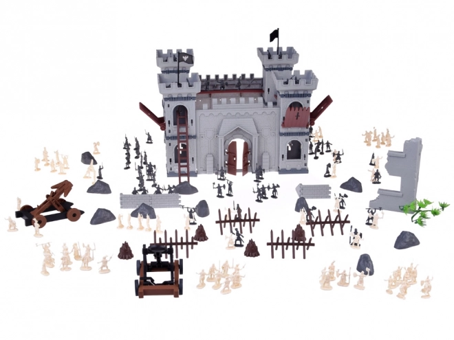 Figurines de soldats avec accessoires chevaliers et pirates
