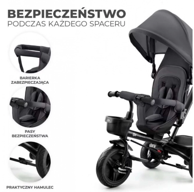 Tricycle enfant Aveo Malachite Gris