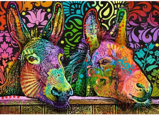Puzzle 1000 pièces – ânes amoureux (Jelly Pets) – Heye